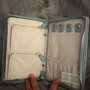 Mark and graham Mint Green Travel Jewelry Organizer case bag